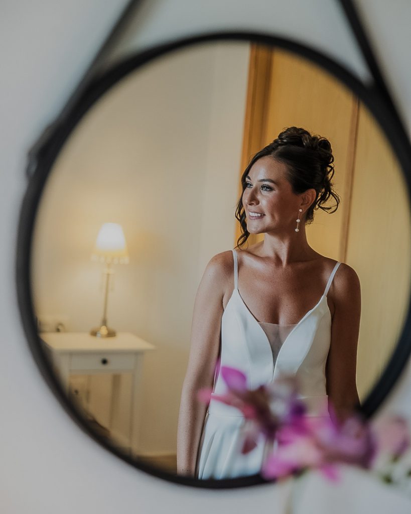 destination wedding villa vera bride preparation