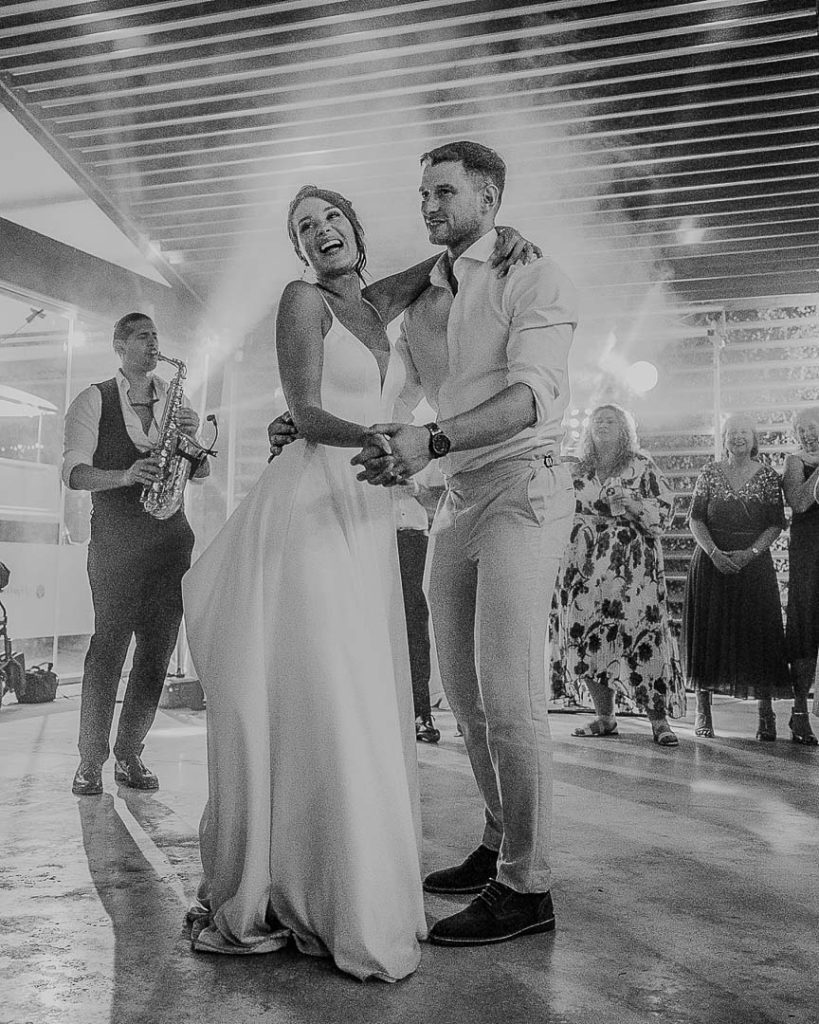 destination wedding villa vera sax party