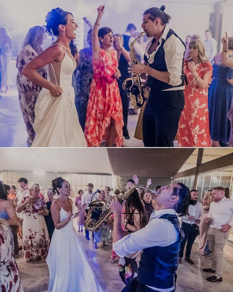 boda de destino en villa vera fiesta saxo