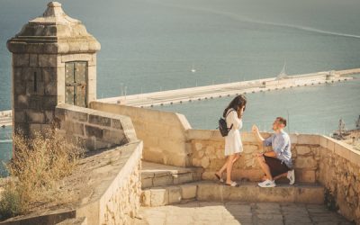 A Surprise Proposal at Castle Santa Barbara in Alicante