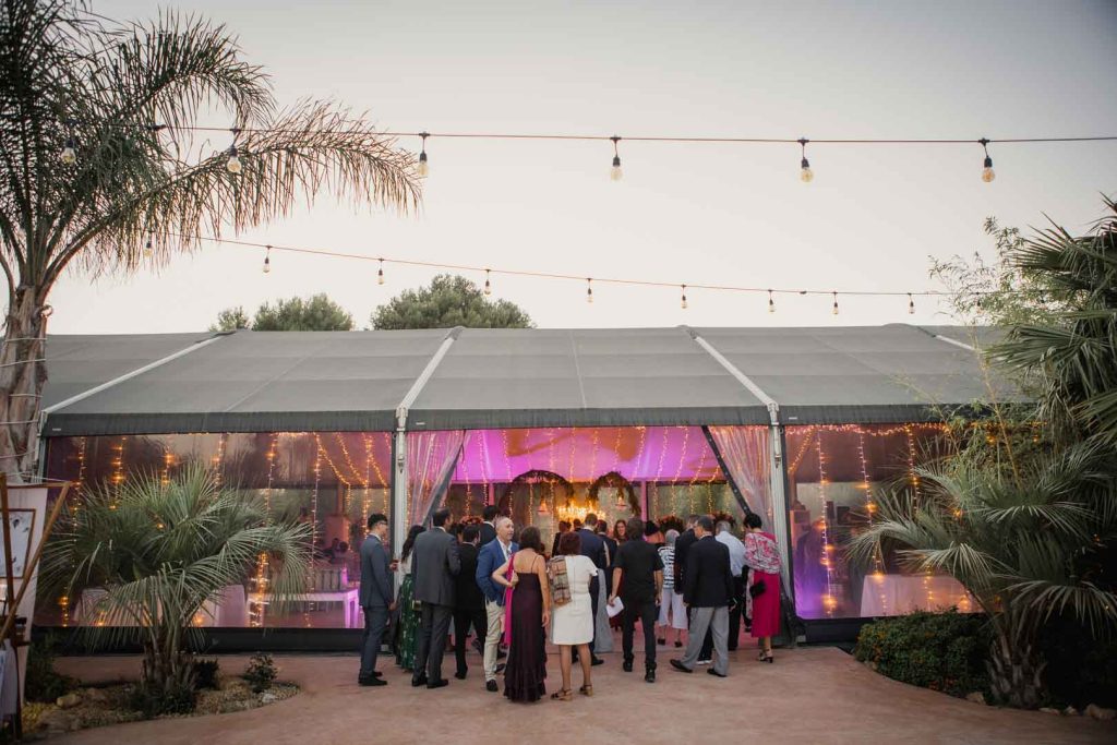 carpa de la Finca Jardines de Gaéleo