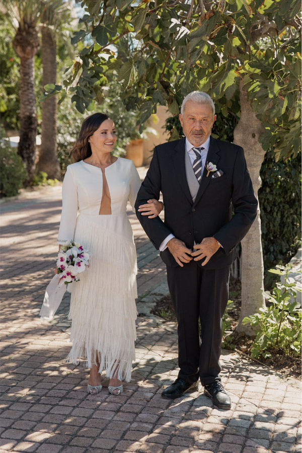 boda en Finca Villa Marconi de Die ceremonia entre olivos