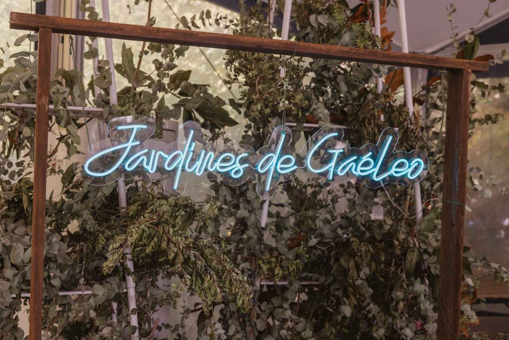 Luminoso de Jardines de Gaéleo