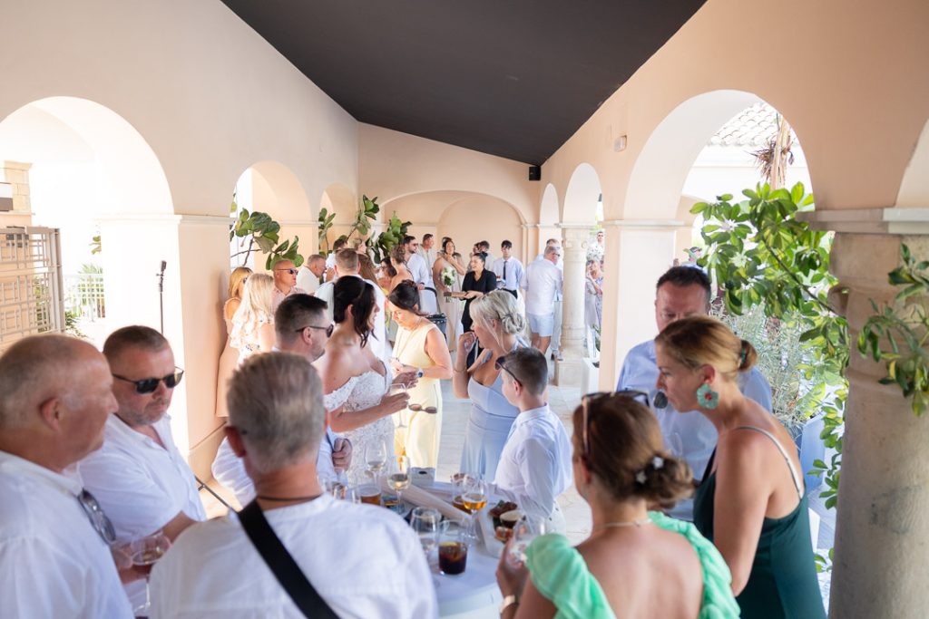 Evening celebration at Misto Restaurant terrace