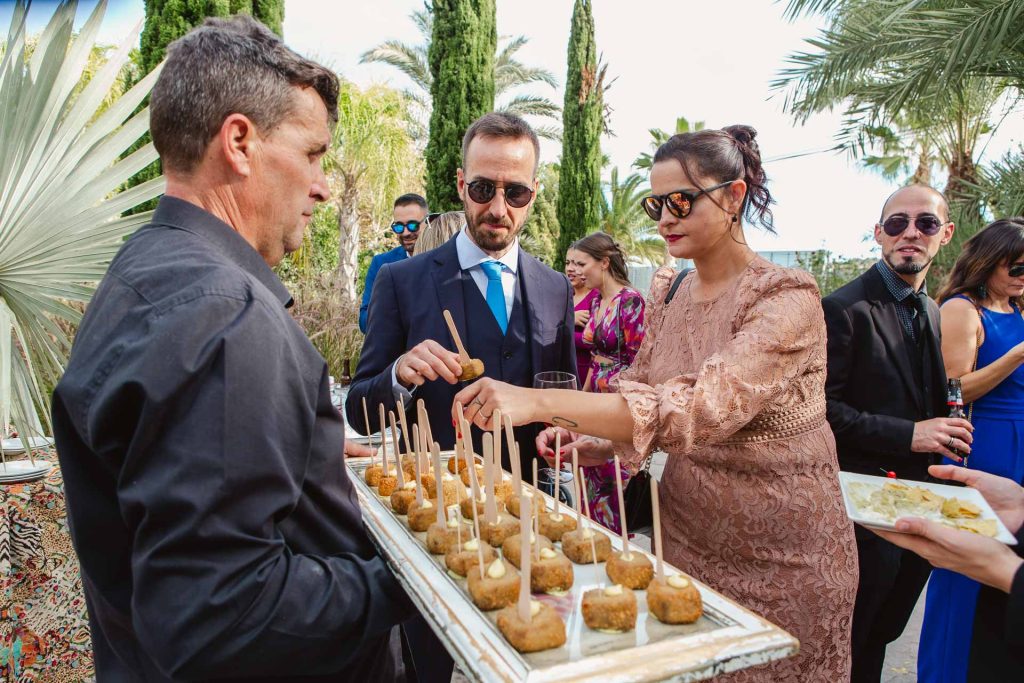 fotos de los platos del catering de bodas En Elche la Magrana Eventos 