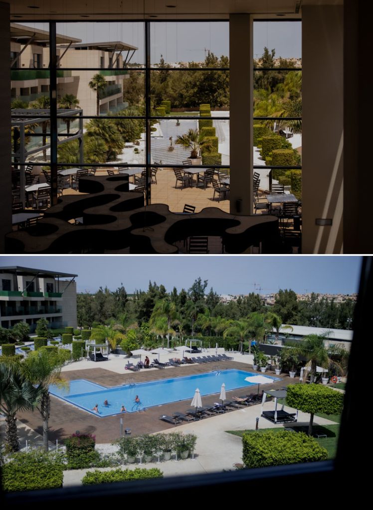 View of La Finca Resort hotel and swimming pool