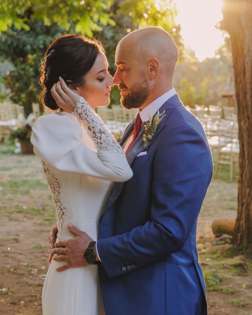 Ivan y Zaira en el Roalet de kiko al atardecer