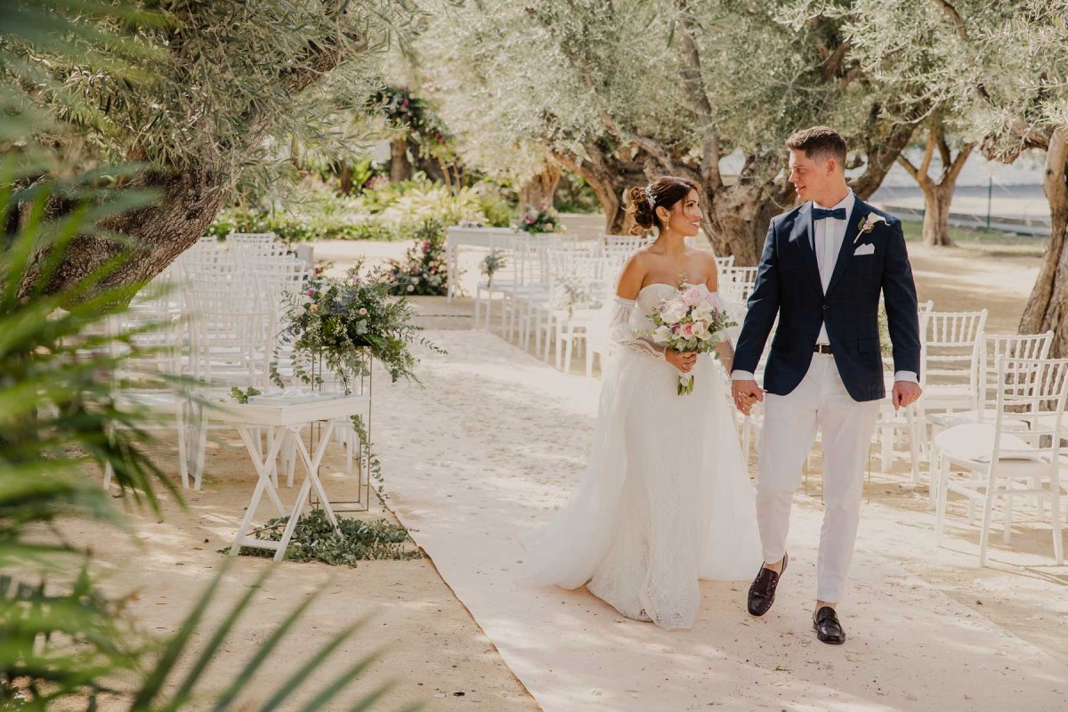 Chris & Anais at Villa Marconi Wedding Ceremony