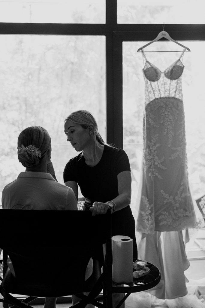 Bride getting ready La Finca Resort Algorfa