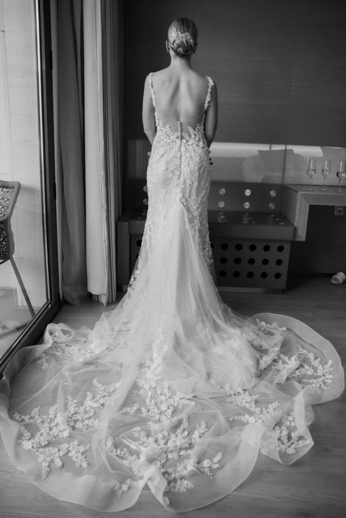 Bride at destination wedding La Finca Resort Algorfa