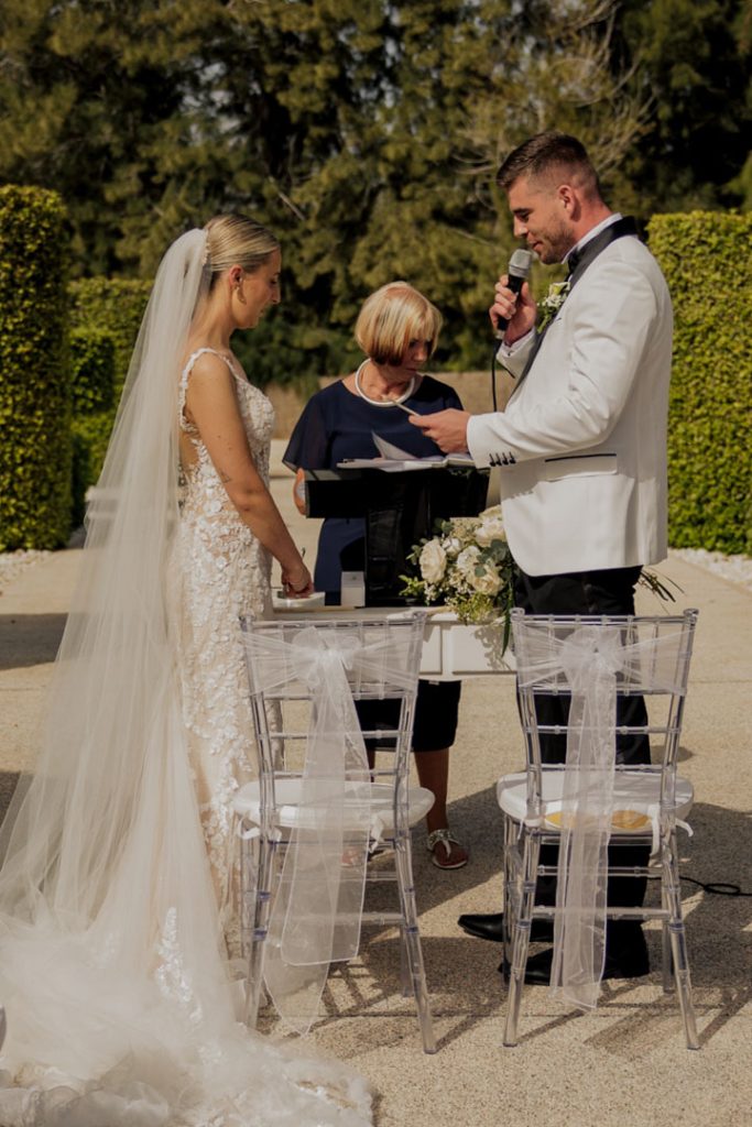 Wedding ceremony aisle La Finca Resort