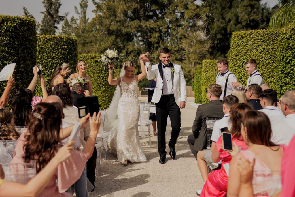 Wedding ceremony aisle La Finca Resort