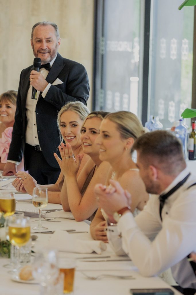 Wedding dinner speeches Salon Augusta Algorfa
