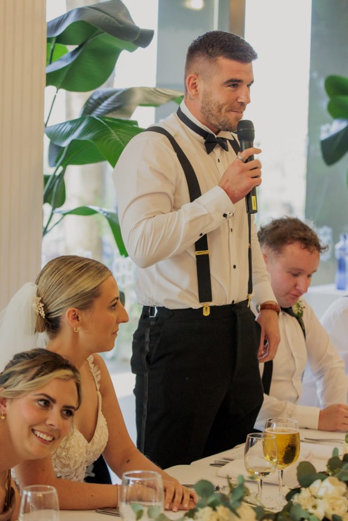 Wedding dinner speeches Salon Augusta Algorfa