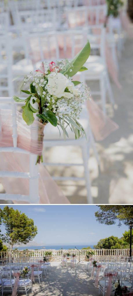 summer wedding at Marqués de Montemolar