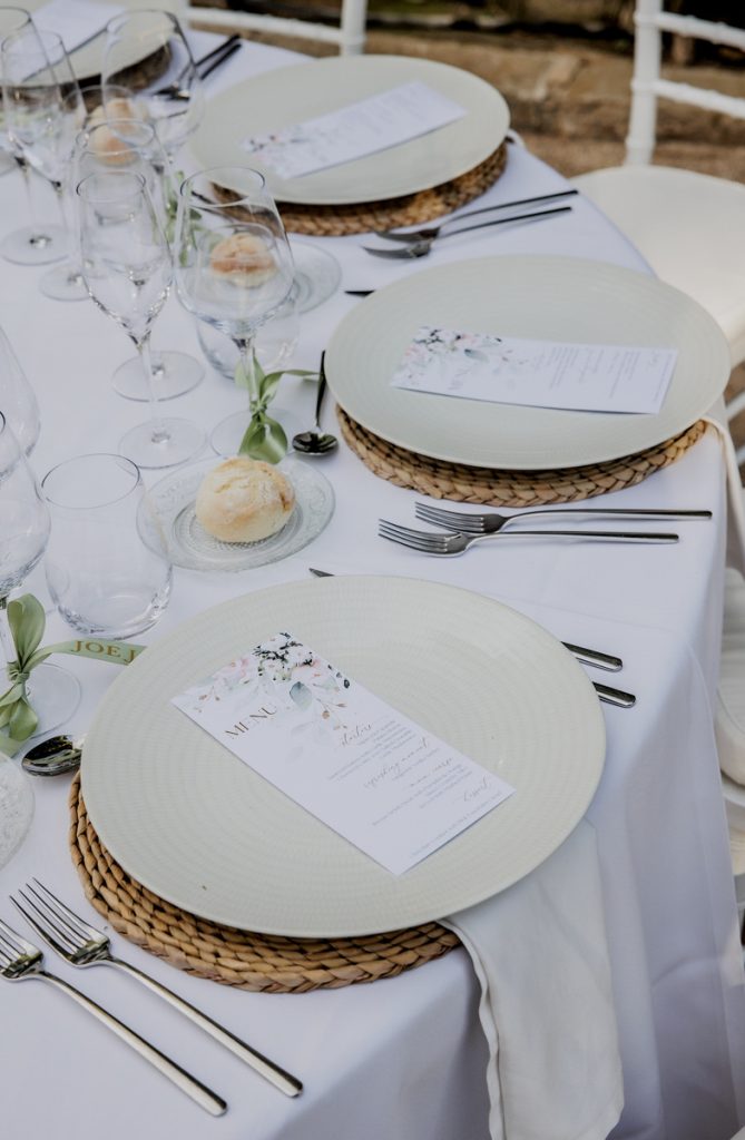 summer wedding at Marqués de Montemolar